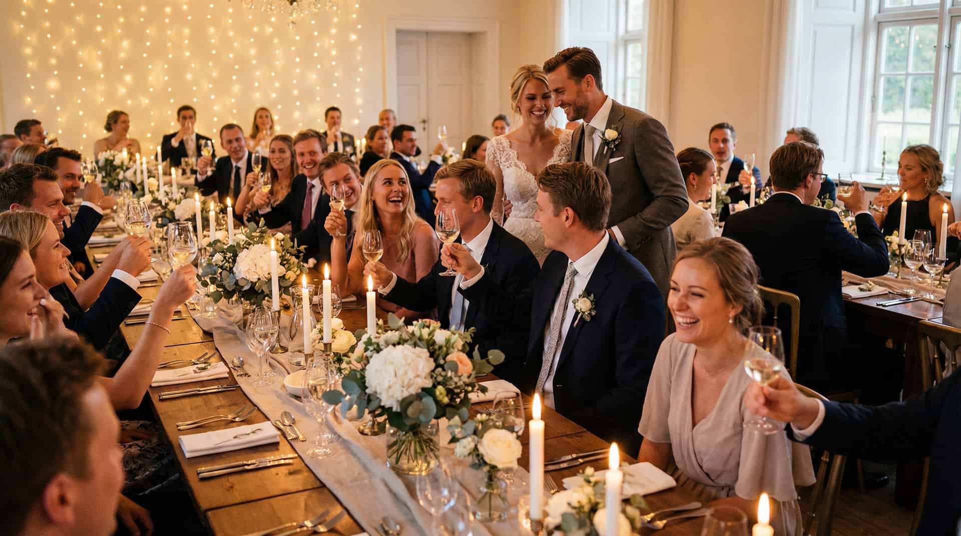 Indslag til bryllup fra søskende med Peter Møller Hansen
